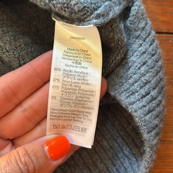 Madewell Mock Neck Sweater - Picture 7 of 8